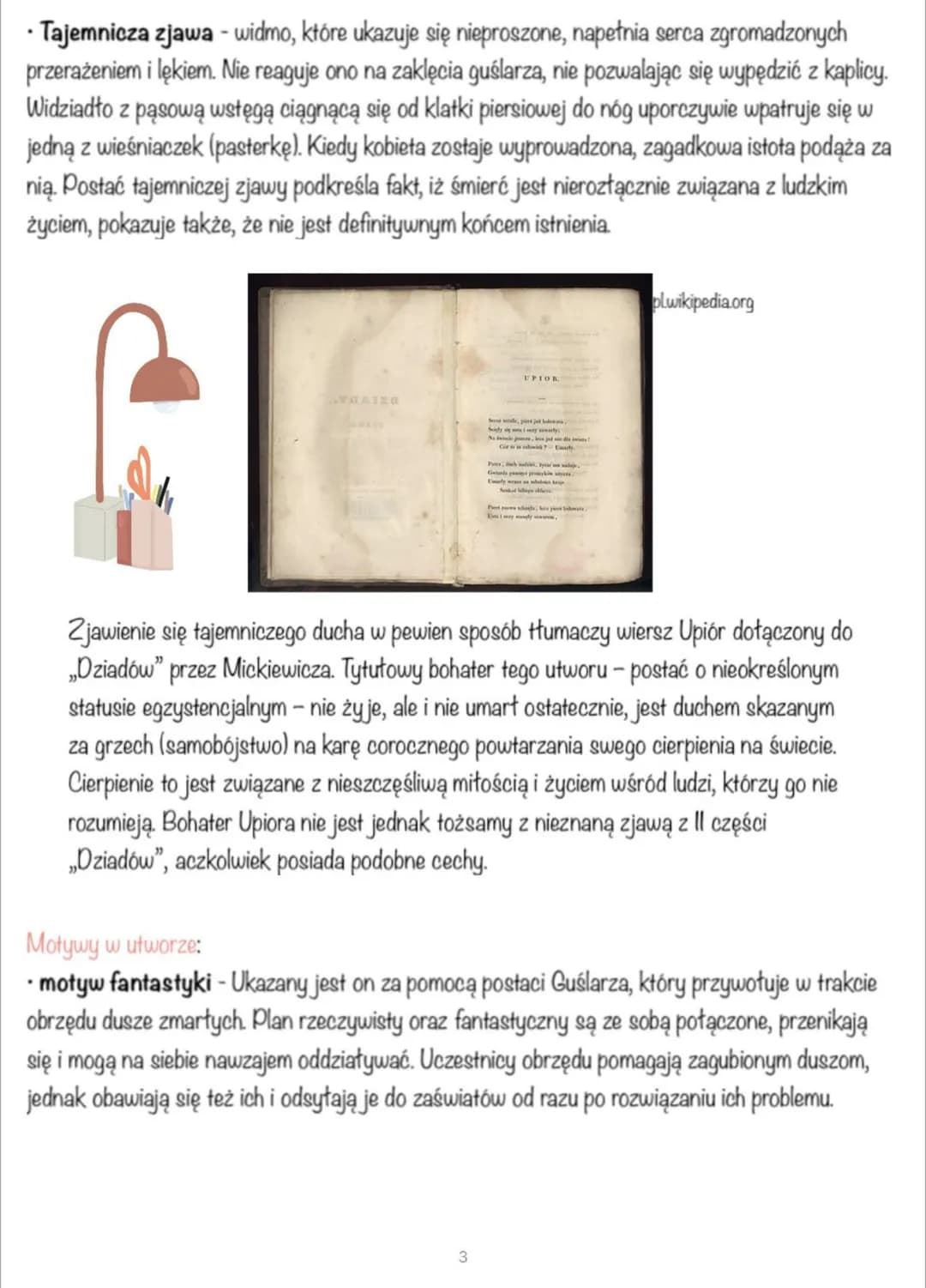 Adam Mickiewicz
Dziady cz. 2
Geneza:
Il część Dziadów powstała w latach 1820-1821 w Kownie i
ukazała się w drugim tomie Poezji Adama Mickiew
