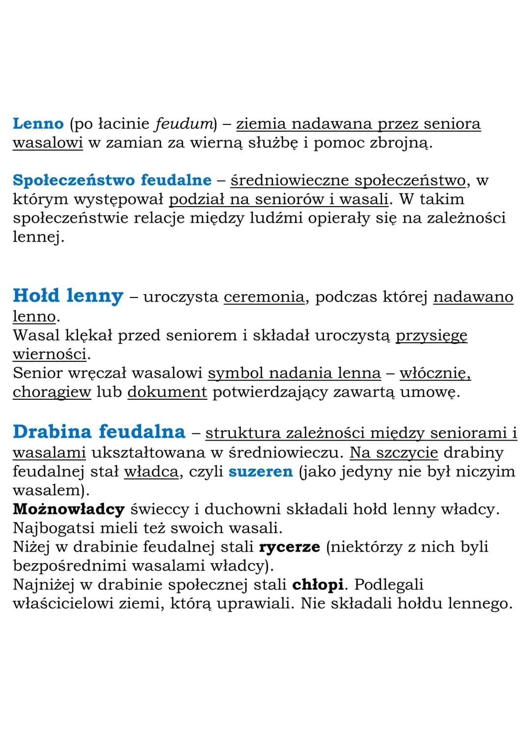 MZ_LEARNING_KNOW
System feudalny
Klasa 5, Wczoraj i dziś, Nowa Era
Społeczeństwo średniowiecza
Społeczeństwo seniorów i wasali
W średniowiec