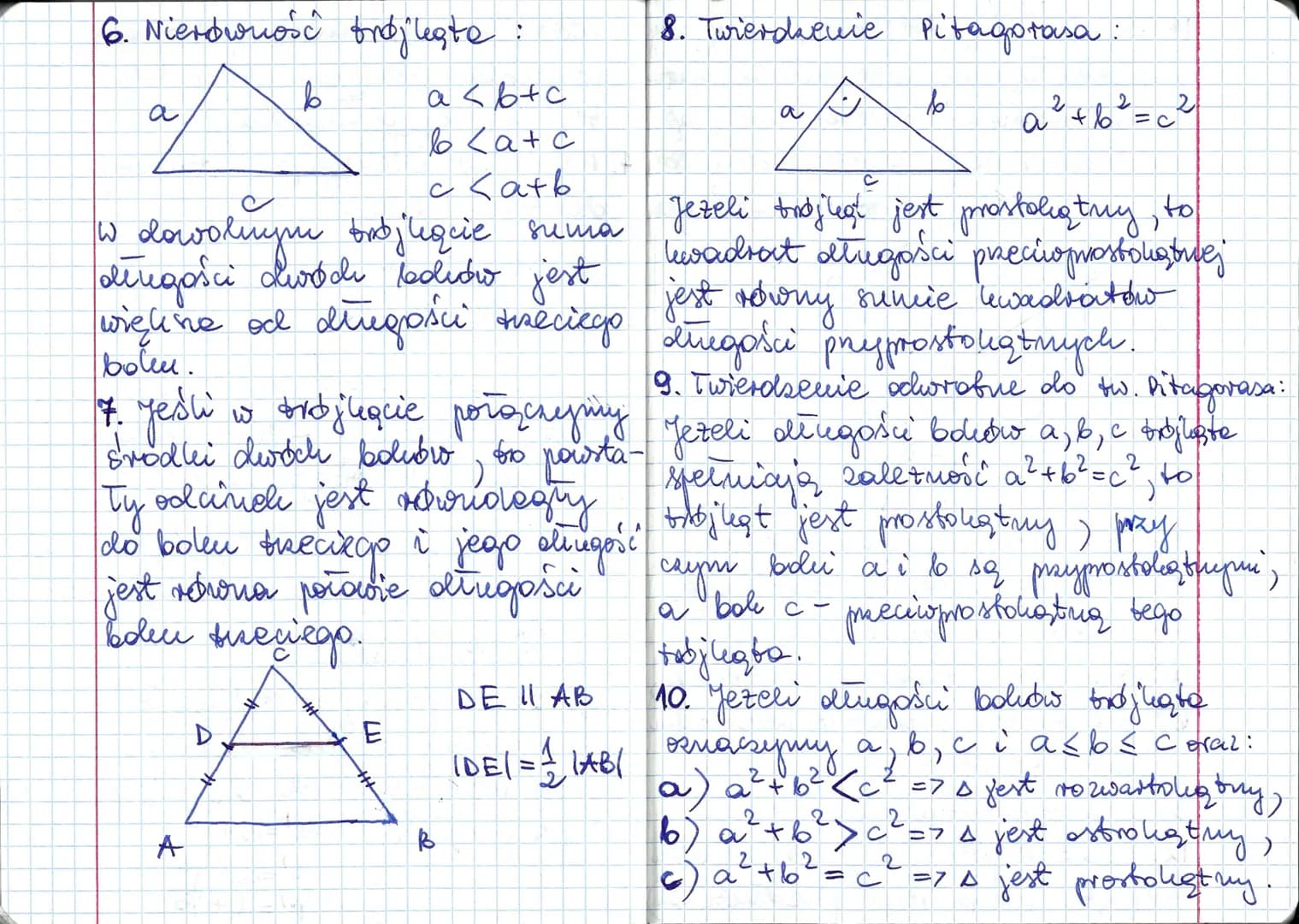 T: Geometria prastes
tody leaty
1. Trojlegt to wieldbeat mający
trzy bolei
нау
-
в ст
(L)
да
-
C
2. Suma lątów w dowolnym
brojleqcie jest ró