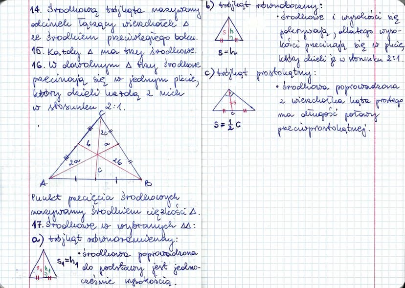 T: Geometria prastes
tody leaty
1. Trojlegt to wieldbeat mający
trzy bolei
нау
-
в ст
(L)
да
-
C
2. Suma lątów w dowolnym
brojleqcie jest ró