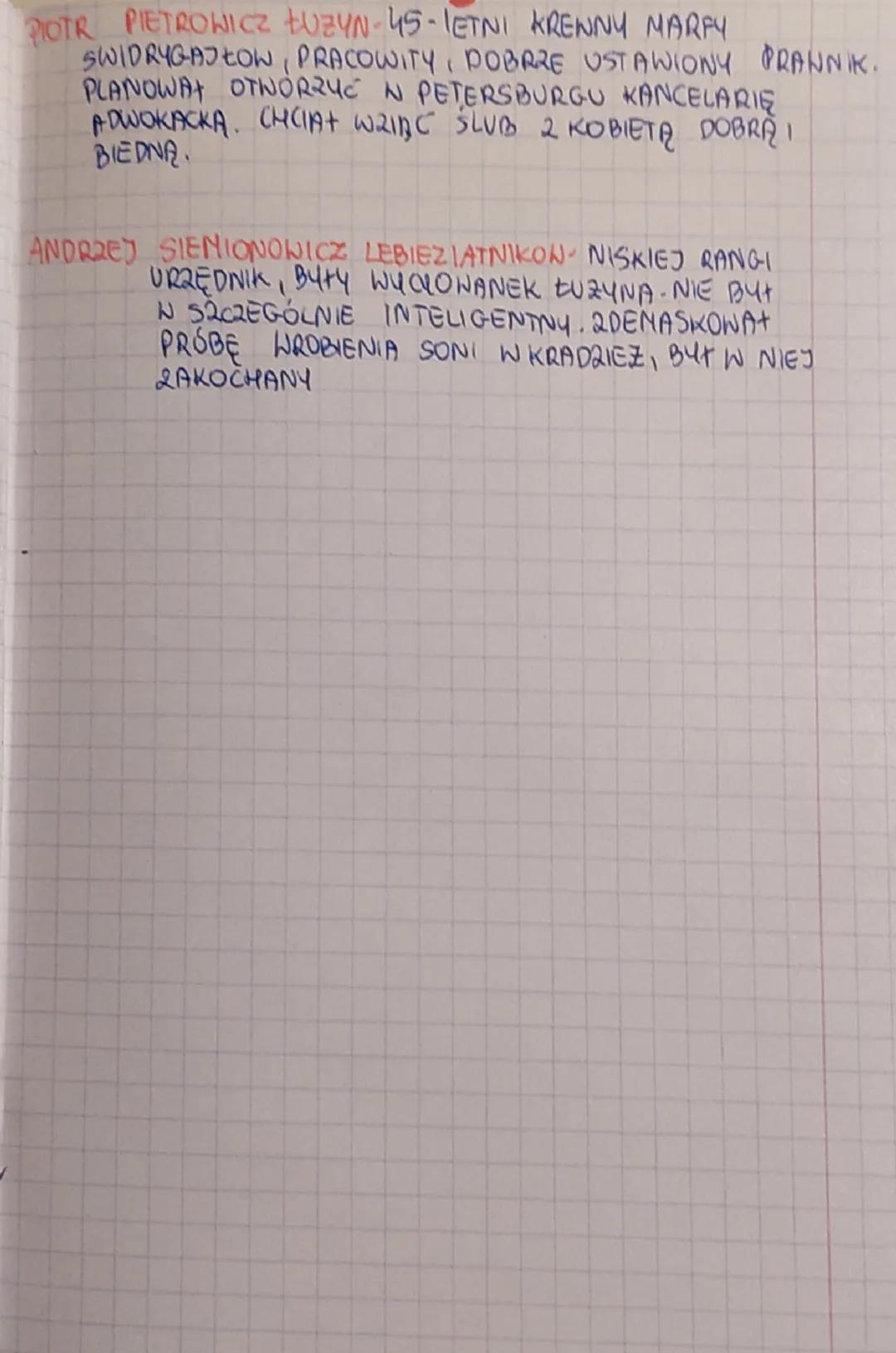 ## Brodnia i kara - Bohaterowie.

**RODIOM ROMANOWICZ RASKOLNIKOW** - 23-letni były student
żyjący w skrajnej biedzie, główny
bohater powieś