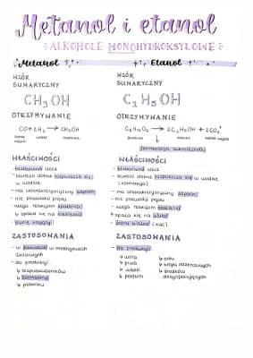 Know Metanol i etanol- alkohole monohydroksylowe thumbnail