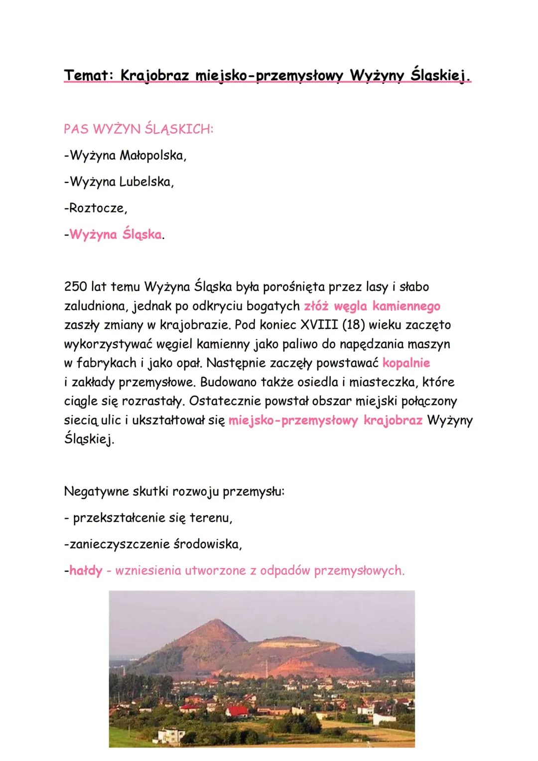 Krajobraz miejsko-przemysłowy Wyżyny Śląskiej