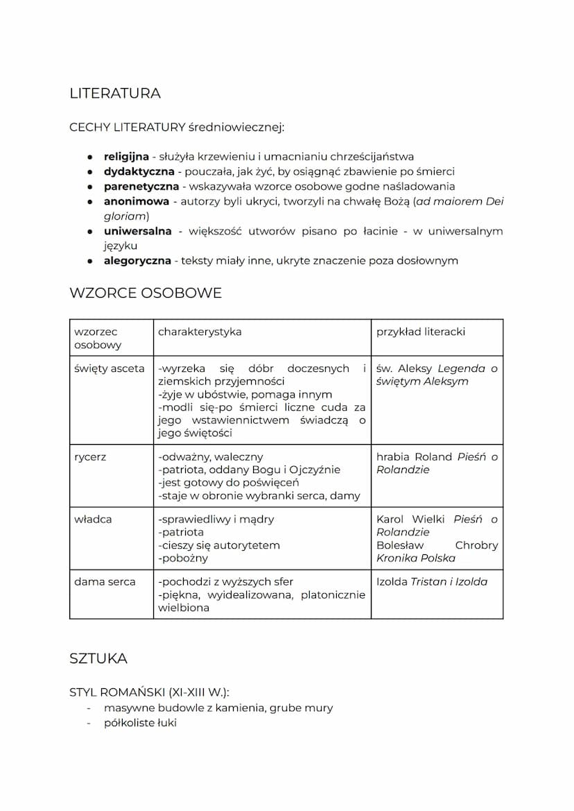 ŚREDNIOWIECZE
NAZWA
●
nazwa pochodzi od łacińskiego terminu medium aevum, czyli wieki
średnie
powstała w renesansie i miała nacechowanie neg