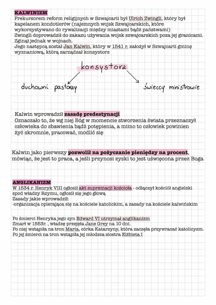 Reformacja
Przyczyny reformacji
-synomia (sprzedawanie stanowisk kościelnych)
-nepotyzm (obsadzanie kościelnych urzędów krewnymi)
-nikolaizm