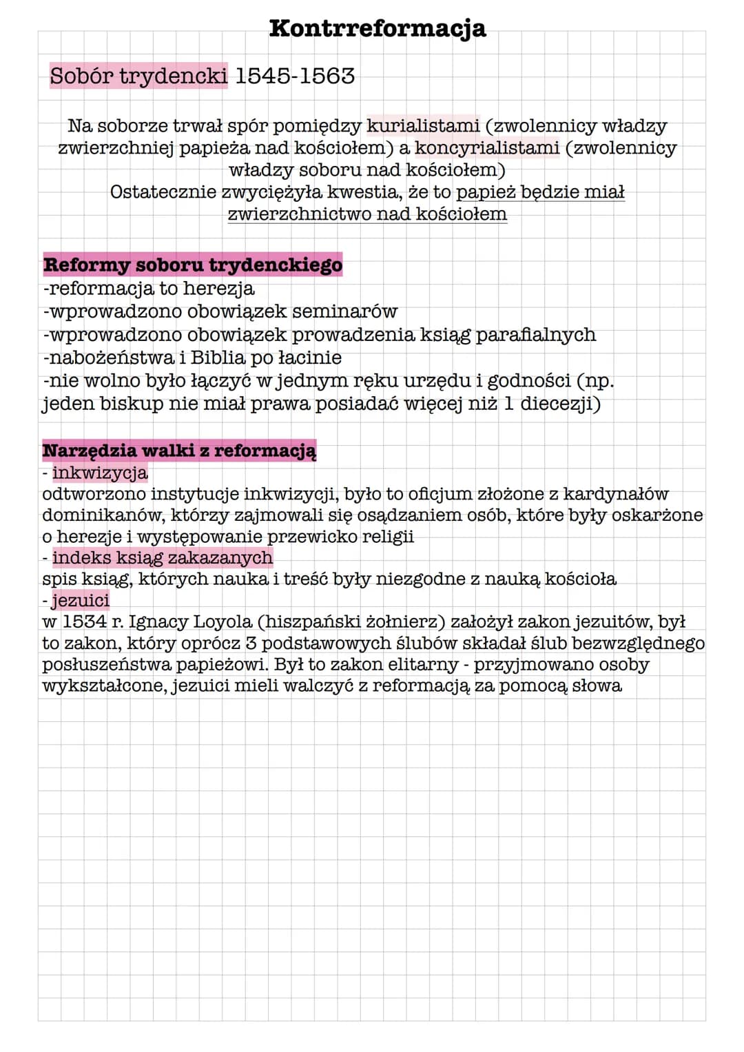 Reformacja
Przyczyny reformacji
-synomia (sprzedawanie stanowisk kościelnych)
-nepotyzm (obsadzanie kościelnych urzędów krewnymi)
-nikolaizm