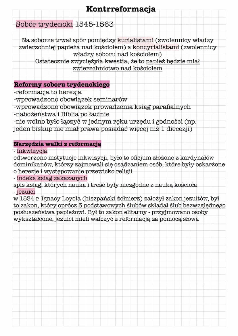Reformacja
Przyczyny reformacji
-synomia (sprzedawanie stanowisk kościelnych)
-nepotyzm (obsadzanie kościelnych urzędów krewnymi)
-nikolaizm