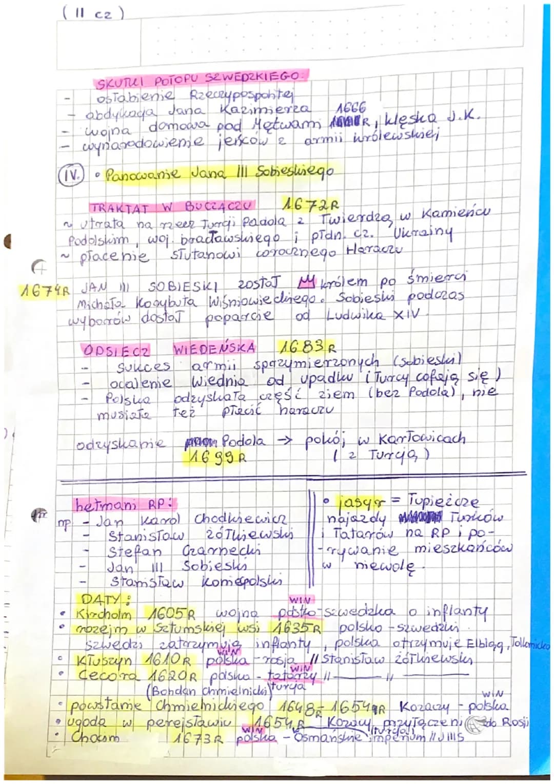 HISTORIA
1 • pouzetler mądów wazów w Rzeczypospolitej
Wazów
władcy
Zygmunt ill
dynastii
Waza
Władysław IV Waza
1632R
1648R
(PL)
Jan 11 Kazim