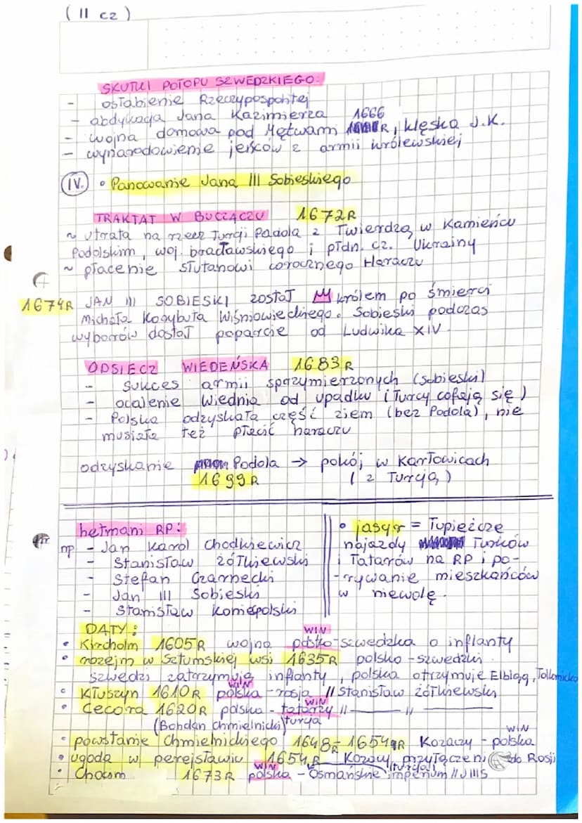 HISTORIA
1 • pouzetler mądów wazów w Rzeczypospolitej
Wazów
władcy
Zygmunt ill
dynastii
Waza
Władysław IV Waza
1632R
1648R
(PL)
Jan 11 Kazim