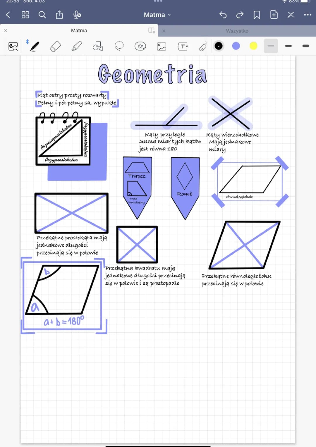 Geometria 5 klasa