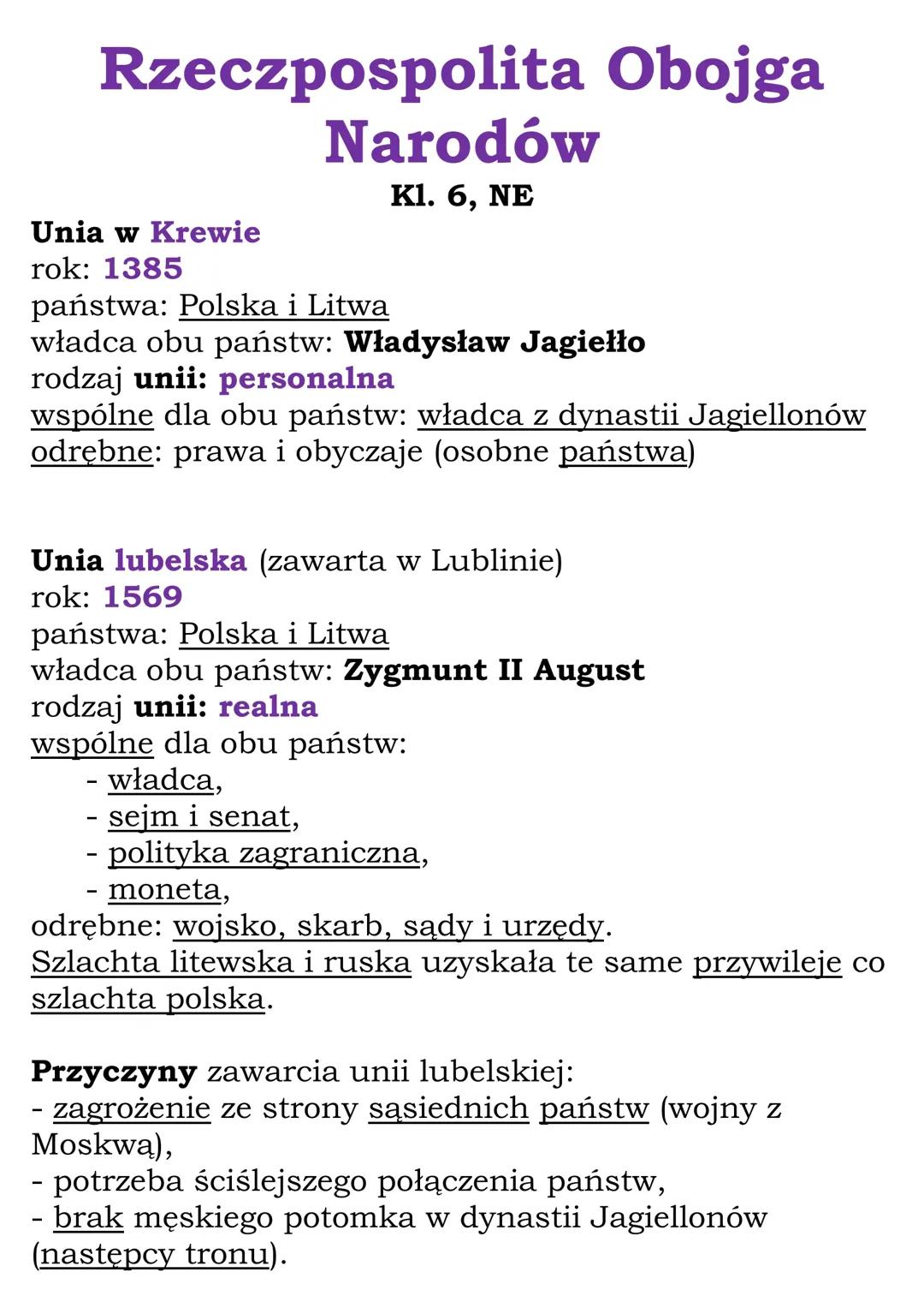 Unia Lubelska – Przyczyny i Skutki w Historii Rzeczypospolitej Obojga Narodów