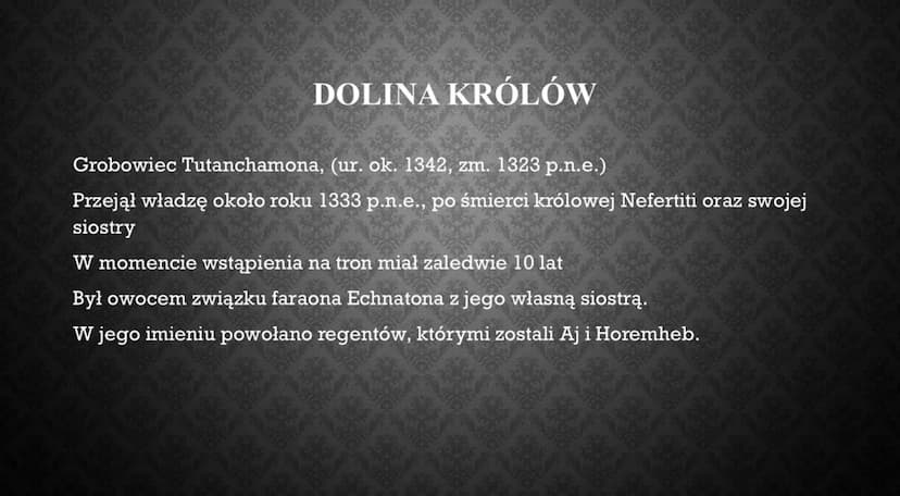 KULTURA STAROŻYTNEGO
EGIPTU
Aleksandra Karwowska la
*
14 ●
seise
• PISMO HIEROGLIFICZNE - nazywane świętymi znakami,
Używano go do uwiecznia