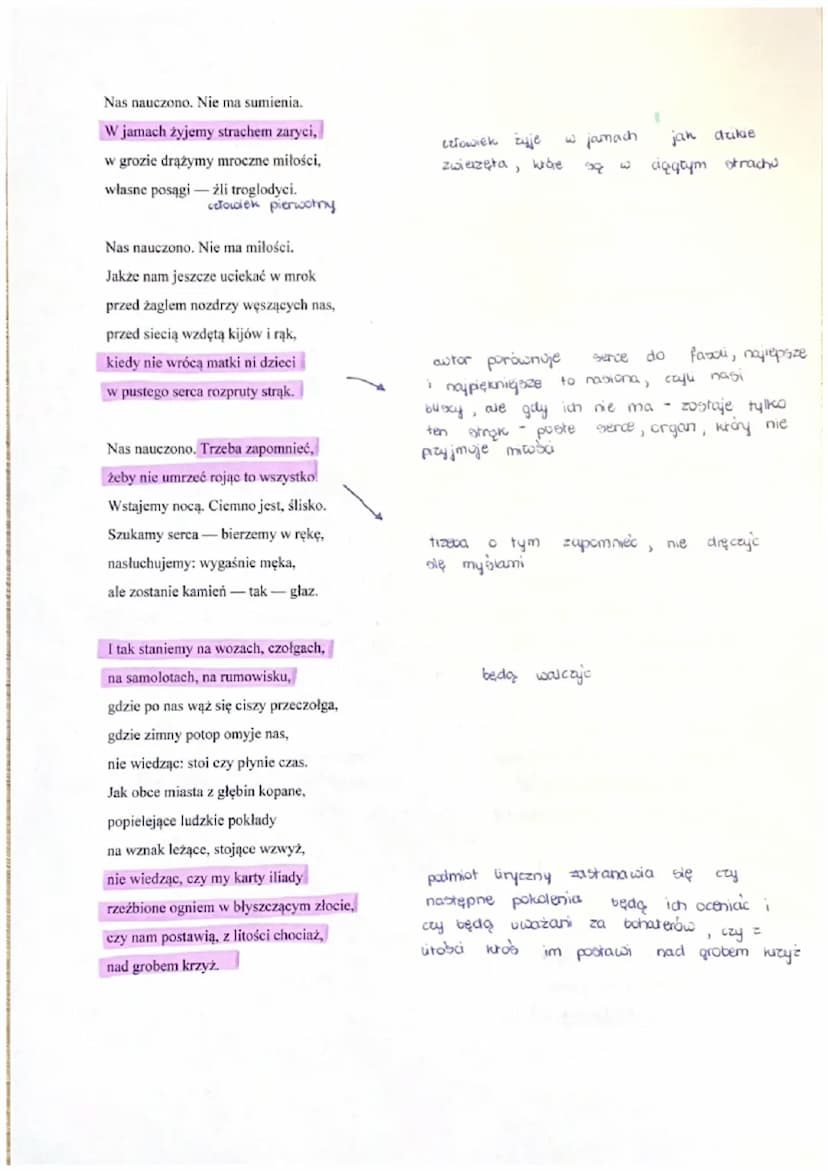 Z GŁOWĄ NA KARABINIE" KRZYSZTOF KAMIL BACZYŃSKI
Nocą słyszę, jak coraz bliżej
drżąc i grając krąg się zaciska.
A mnie przecież zdrój rzeźbił