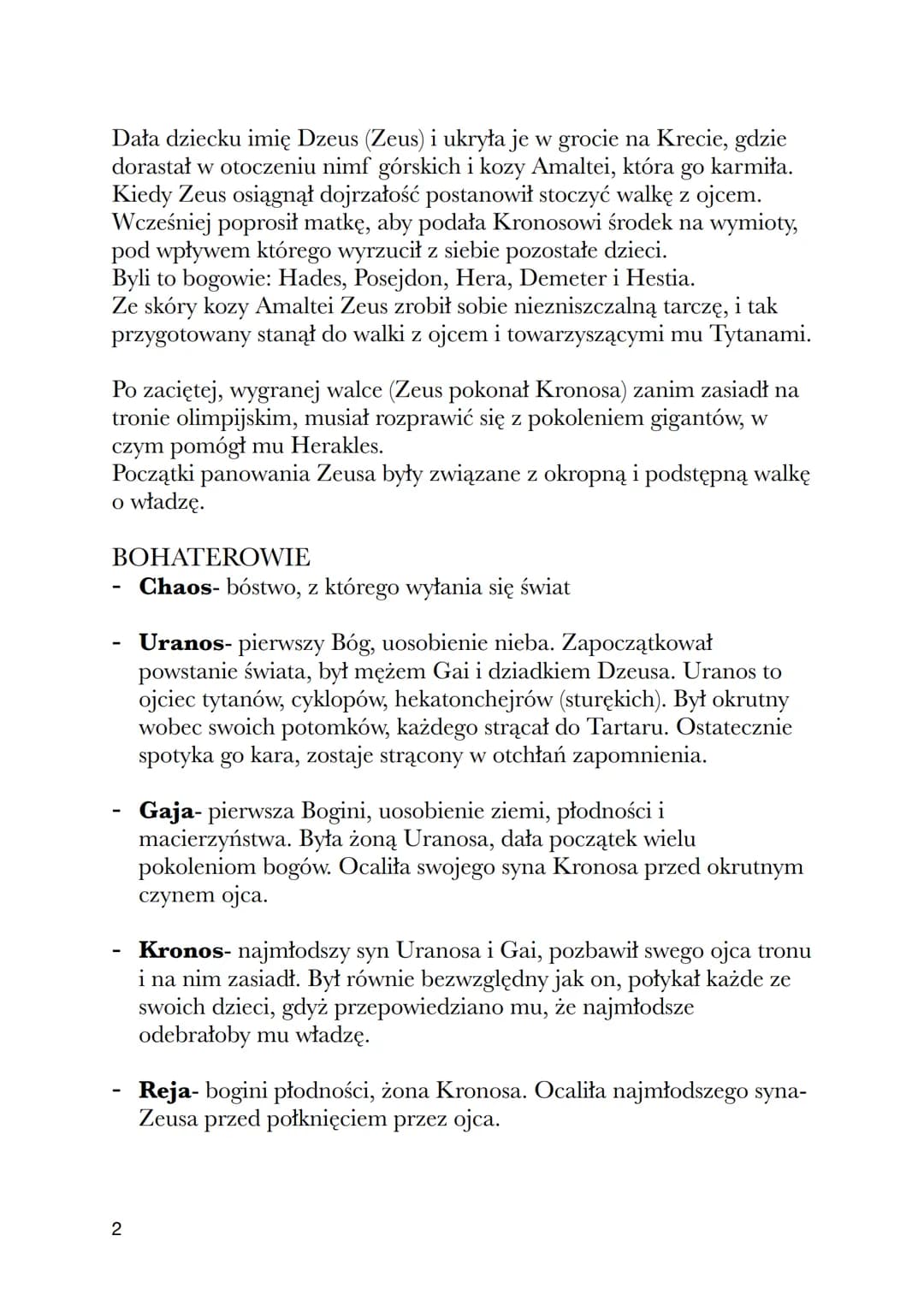 JAN PARANDOWSKI
MITY
• MIT O POWSTANIU ŚWIATA
Po powstaniu świata zaliczany jest do mitu kosmogonicznego.
Na jego podstawie została pokazana