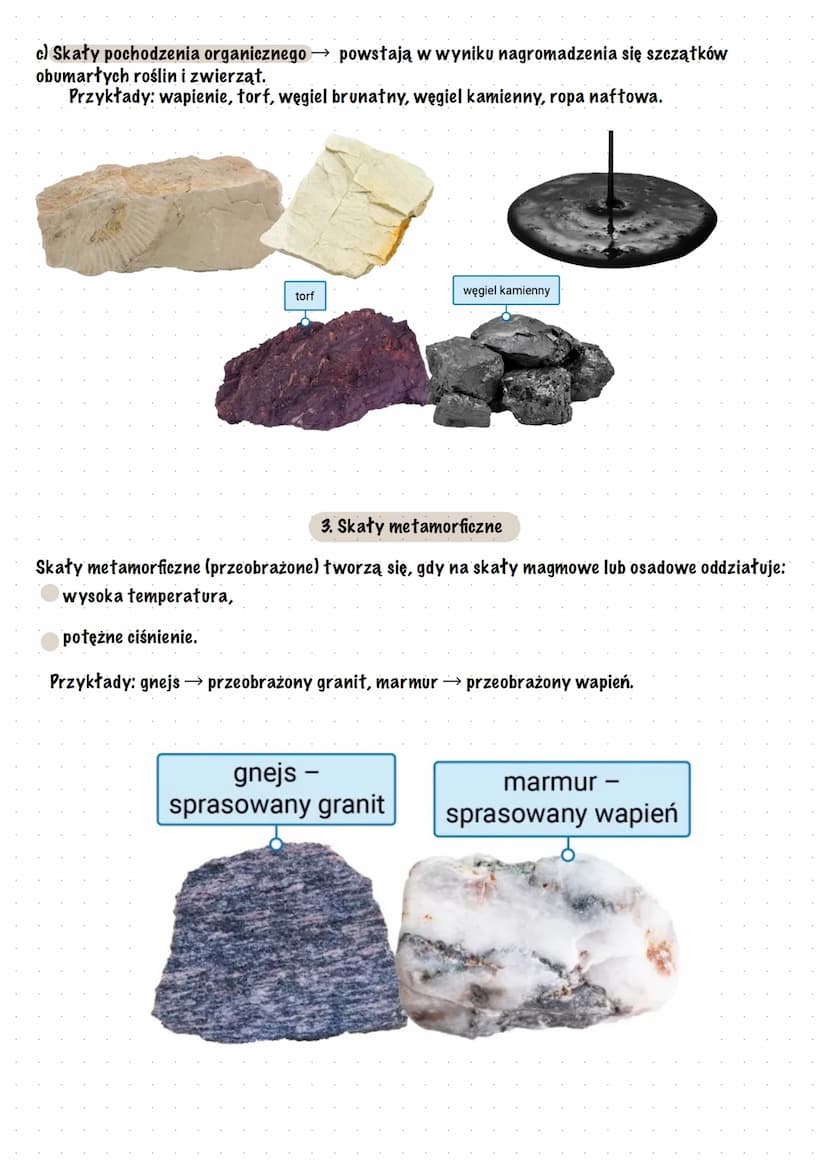 Skaty i minerały
Skały i minerały
Skały budują zewnętrzną warstwę Ziemi oraz jej wnętrze. Każdą skałę tworzy jeden lub kilka
minerałów.
Mine