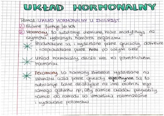 Know UKŁAD HORMONALNY U ZWIERZĄT thumbnail