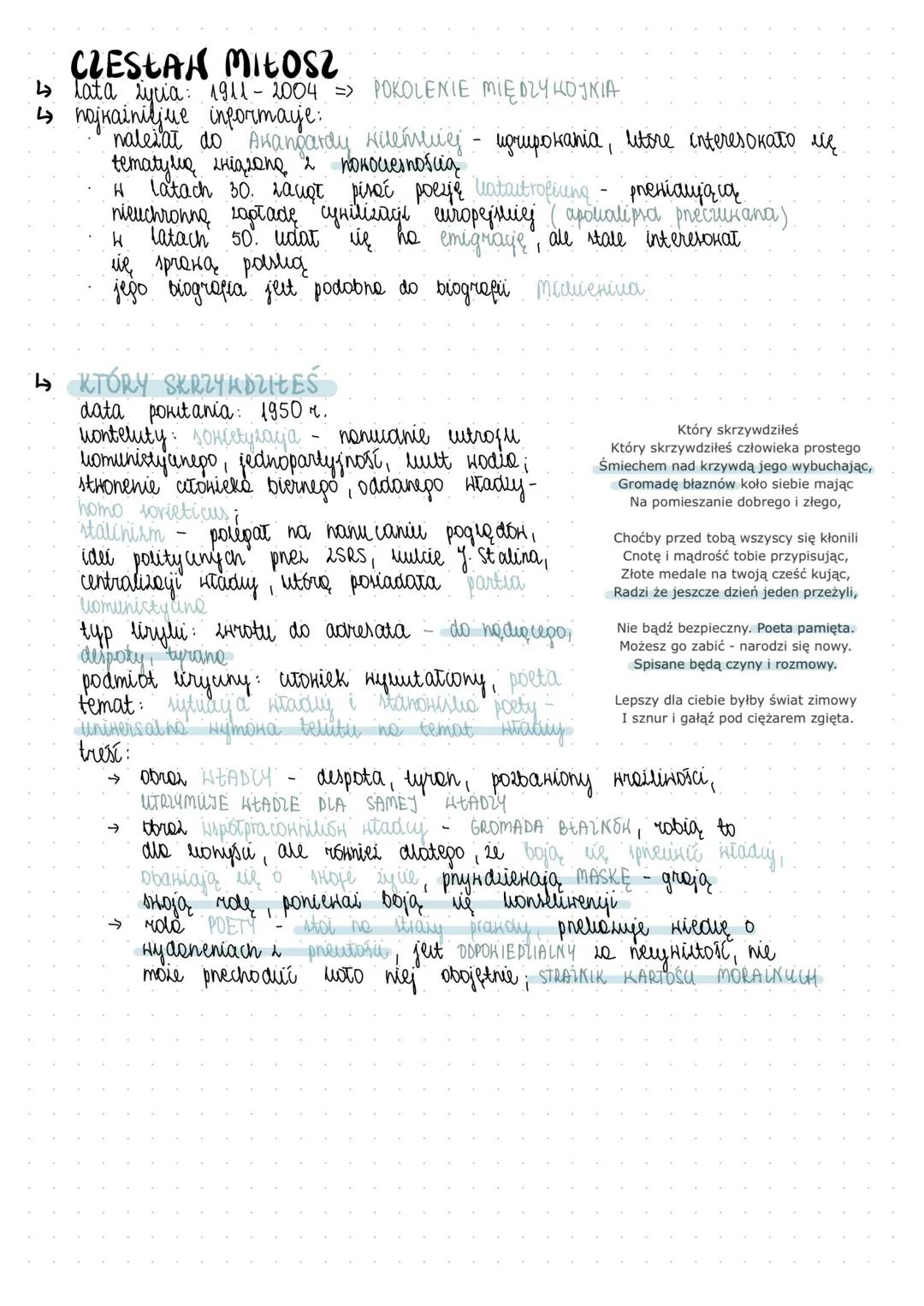 Poezja uspotuesna
STANISTAN BALIŃSKI
↳ lata syia: 1898 - 1984 => POKOLENIE SKAMANDRYTÓW - wrodzony pod saborami
olresie Polslei wolnej
ale d