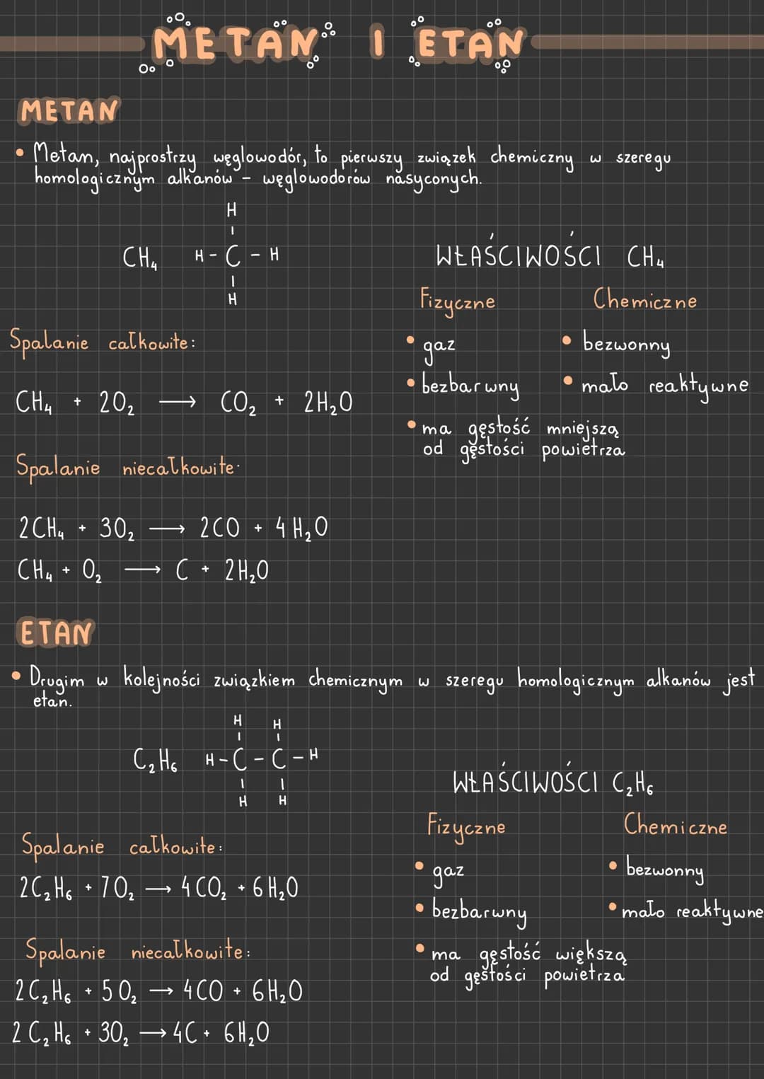 00
METAN I ETAN
00
Oo
+
ΜΕΤΑΝ
• Metam, najprostrzy węglowodór, to pierwszy związek chemiczny
homologicznym alkanów - węglowodorów nasyconych