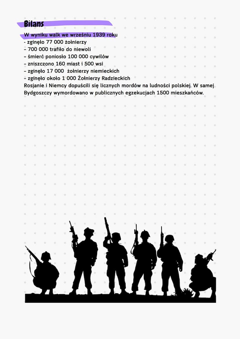 Wojna obronna polski
I przygotowanie stron
Niemcy posiadali przewagę militarną nad wojskiem polskim. Dodatkowo
sprzyjało im położenie - atak
