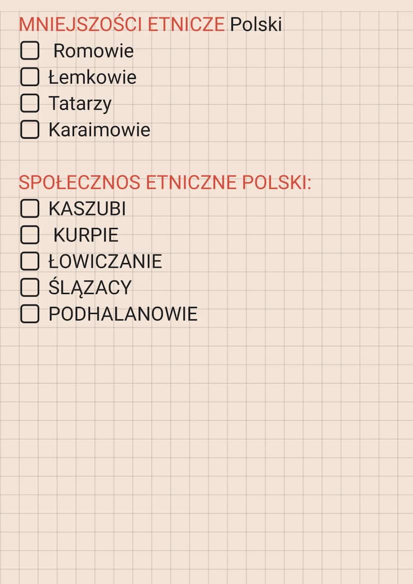 STRUKTURA NORODOWOŚCOWA:
MNIEJSZOŚCI NARODOWE
To grupy trwale zamieszkujące dane
państwo, lecz inne niż jego narodowi
mieszkańcy.
MNIEJSZOŚC