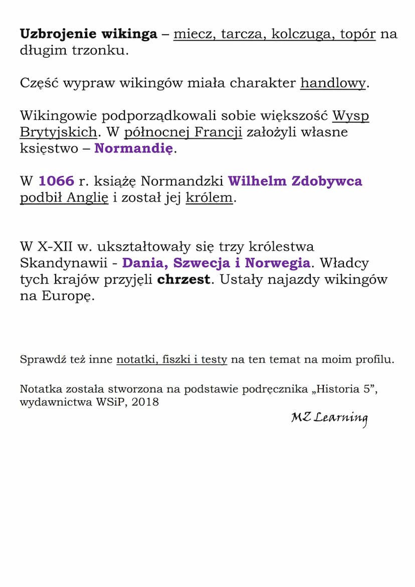 Nowe Królestwa na
zachodzie Europy
W 843 r. wnukowie Karola Wielkiego podzielili państwo
Franków na trzy części.
Z części zachodniej wykszta