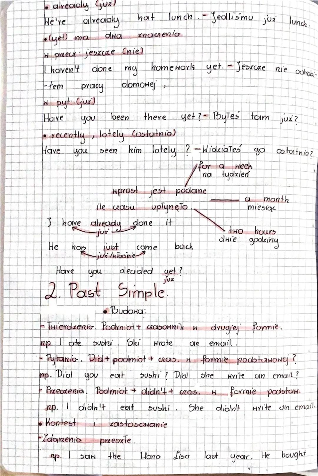 Past Simple - Present
Perfect
1 Present Perfect.
Present Perfect
Rozpoczęły się
и
пр. J
-Mieszkoim
tu
•HyolaxyTy
się
W
shutki/ efekty.
пр. H