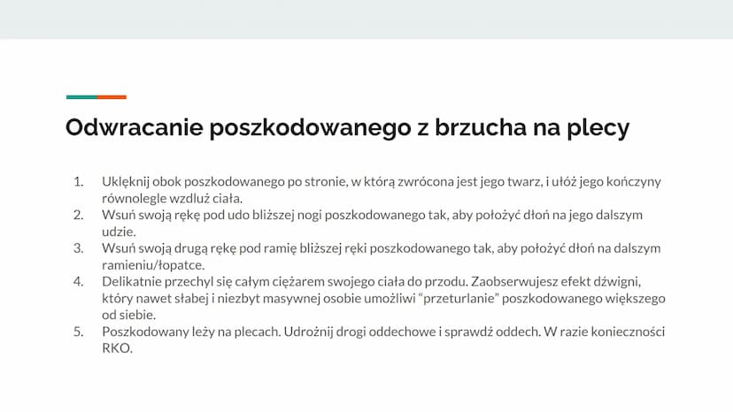 Podstawy pierwszej pomocy
Amelia Kowalewska I AK Podstawowe wiadomości z zakresu pierwszej pomocy
Pierwsza pomoc zespół czynności podejmowan