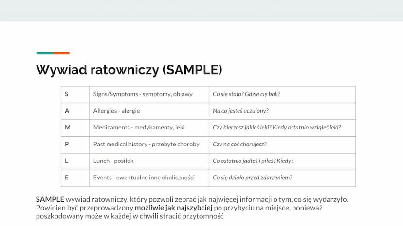 Podstawy pierwszej pomocy
Amelia Kowalewska I AK Podstawowe wiadomości z zakresu pierwszej pomocy
Pierwsza pomoc zespół czynności podejmowan
