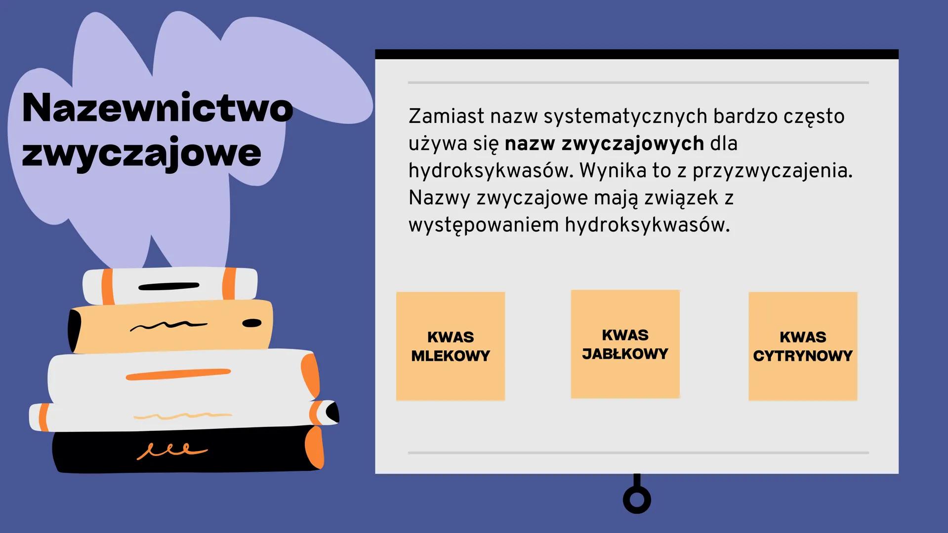 # HYDROKSYKWASY

30

Zn

Cynk

12

Mg

Magnez # Cele prezentacji:

• Przedstawienie budowy oraz podziału hydroksykwasów wraz z zasadami ich
