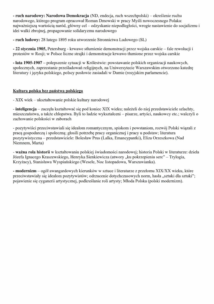 Powstanie styczniowe
- odwilż posewastopolska - okres reform w Rosji przeprowadzonych przez cara Aleksandra II po
przegranej przez Rosjan wo