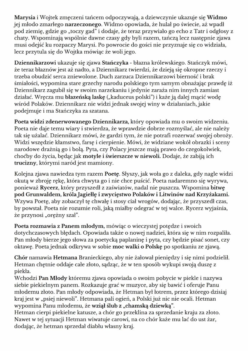 Wesele" - Stanisław
Wyspiański
Czas i miejsce akcji:
•
Akcja rozgrywa się w
listopadową noc roku 1900
-
od wieczora do świtu.
Miejscem wydar