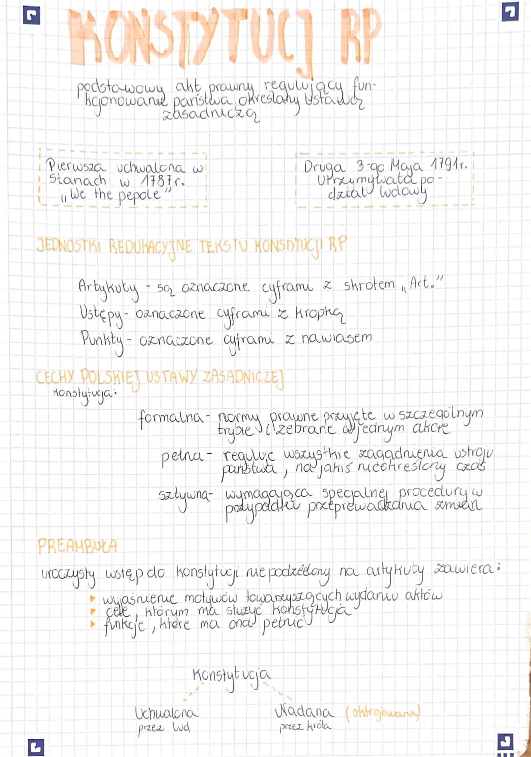 Konstytucja RP: Ustroje Polski, Trójpodział władzy, Stan wyjątkowy