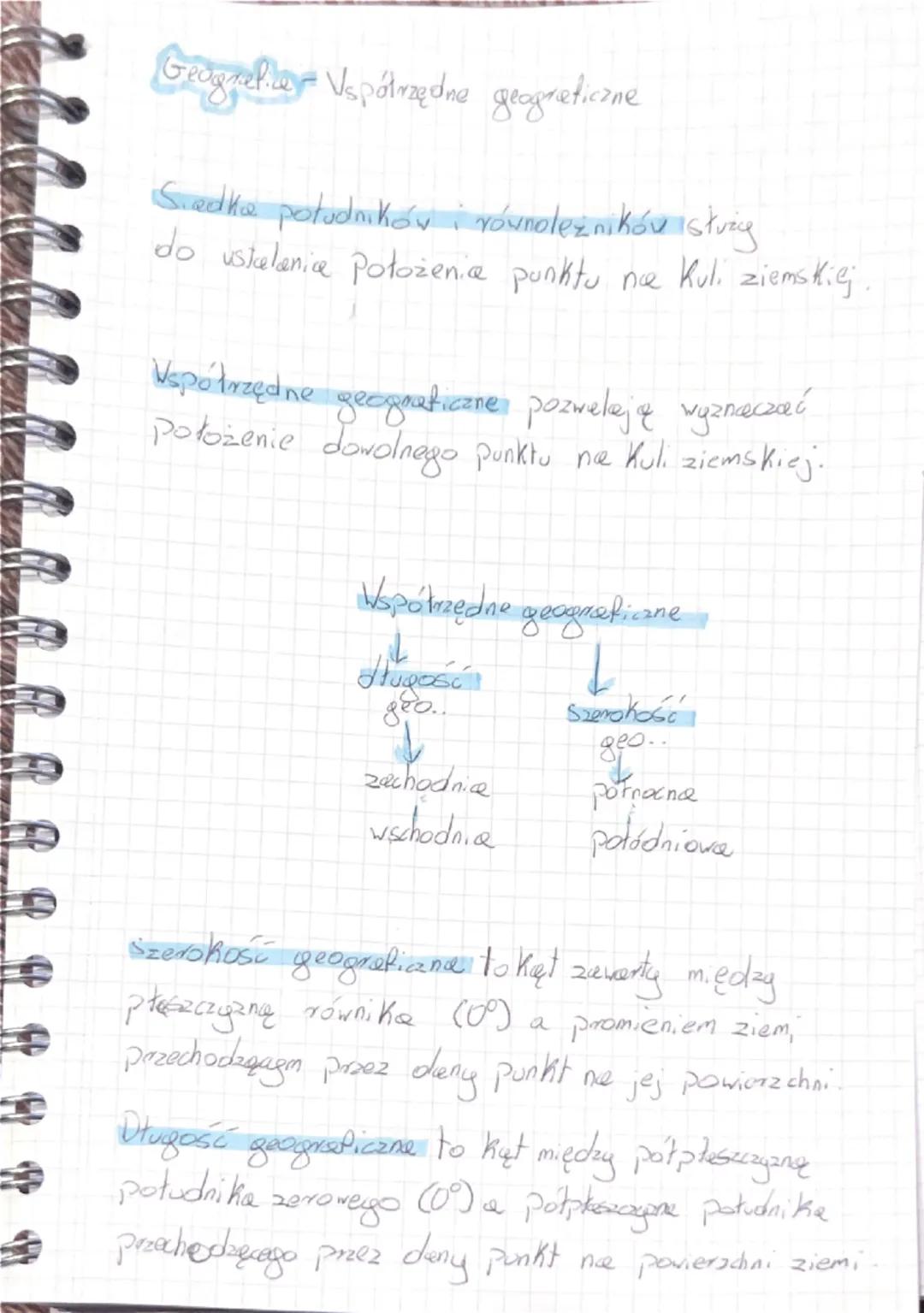 Geugrelice - Vspółrzędne geograficzne

Sædka południków i równoleżników służy
do ustalenica Położenia punktu ne Kuli ziemskiej.

Vspółrzędne