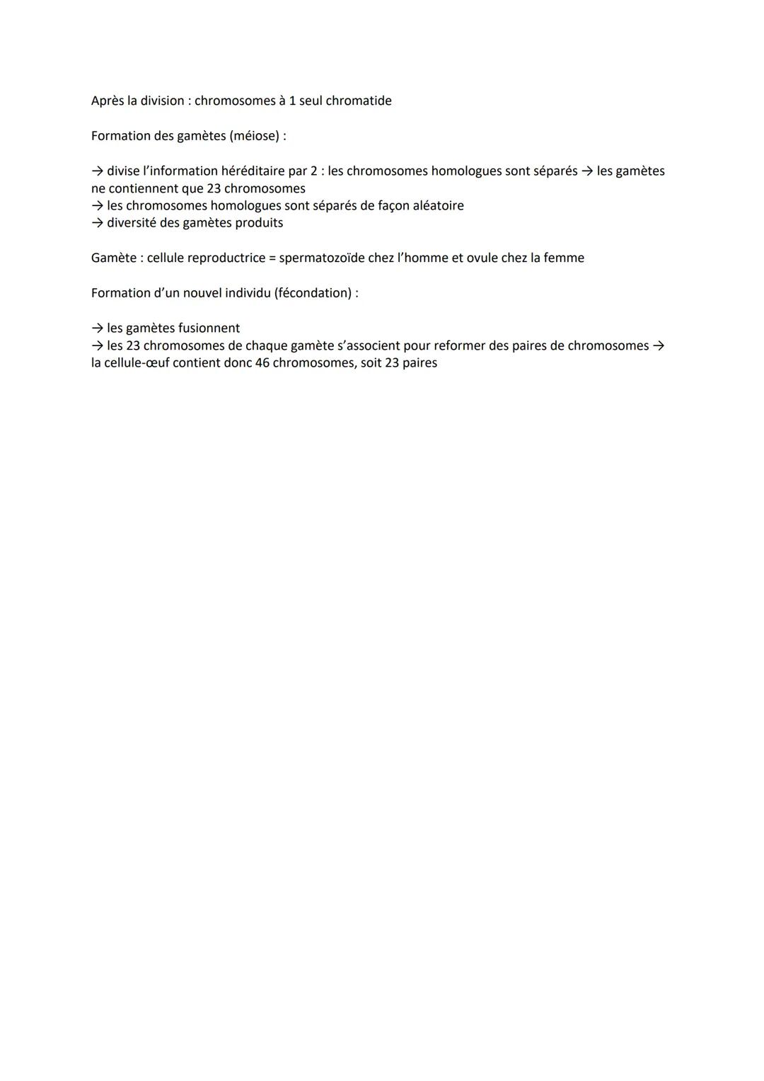 Caractères environnementaux modifiés par notre milieu, nos habitudes, notre éducation, etc...
Caractères héréditaires reçus de nos parents g