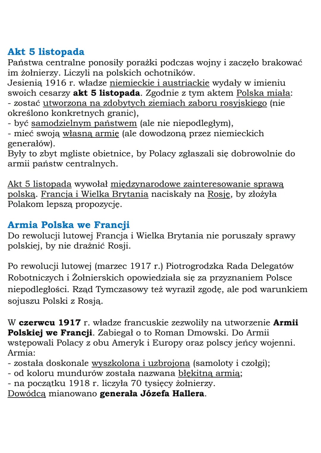 --- OCR Start ---
MZ_LEARNING_KNOW
O wolną Polskę
Klasa 7, Historia, GWO
1907 - klęska rewolucji 1905 г.
1914 - sierpień - utworzenie Legion