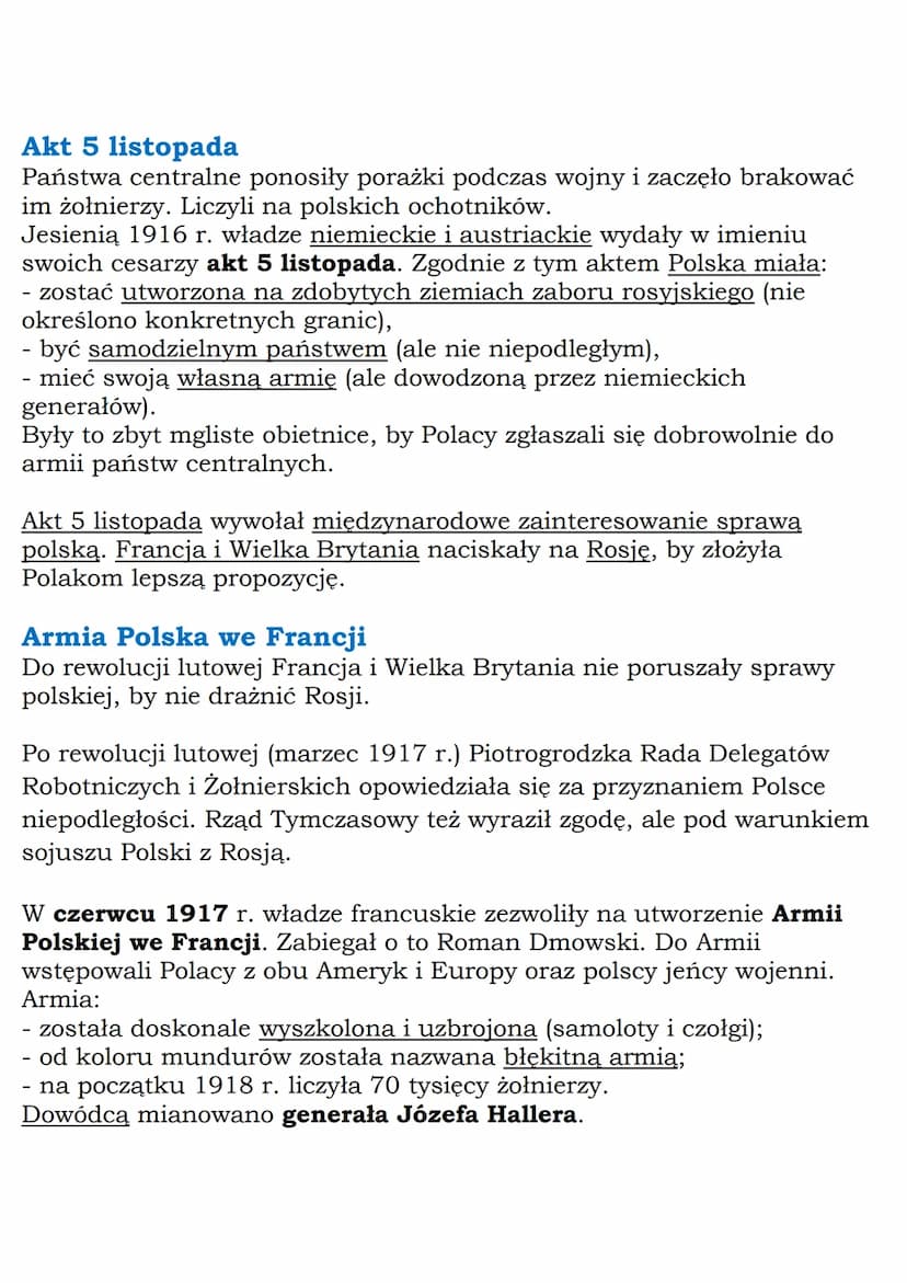 --- OCR Start ---
MZ_LEARNING_KNOW
O wolną Polskę
Klasa 7, Historia, GWO
1907 - klęska rewolucji 1905 г.
1914 - sierpień - utworzenie Legion