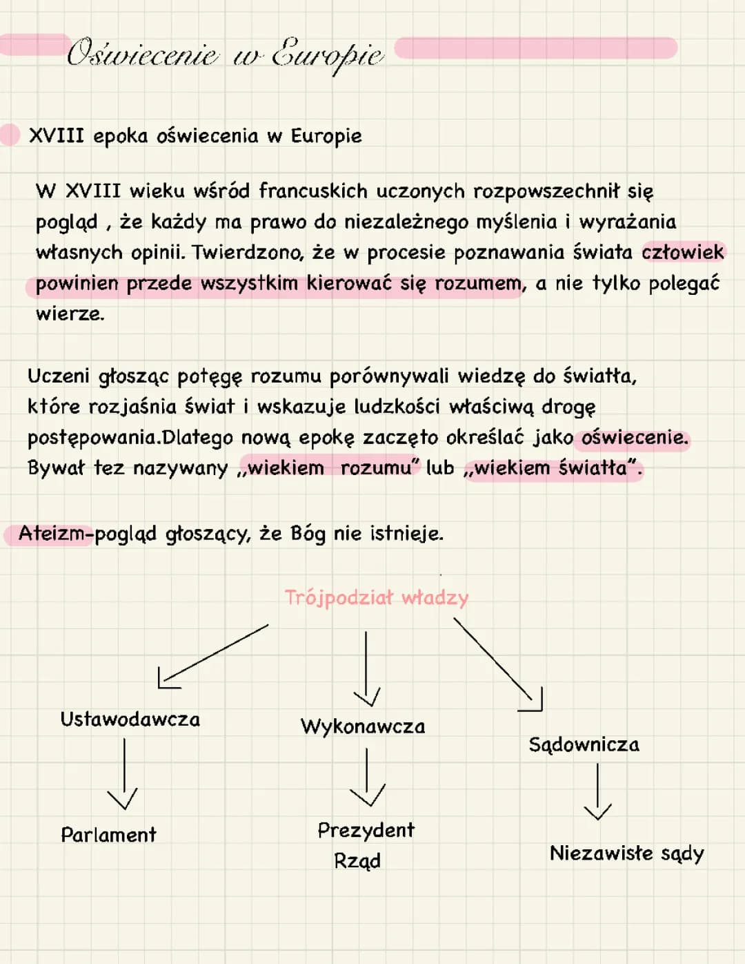 Oswiecenie w Europie, Stany Zjednoczone Ameryki