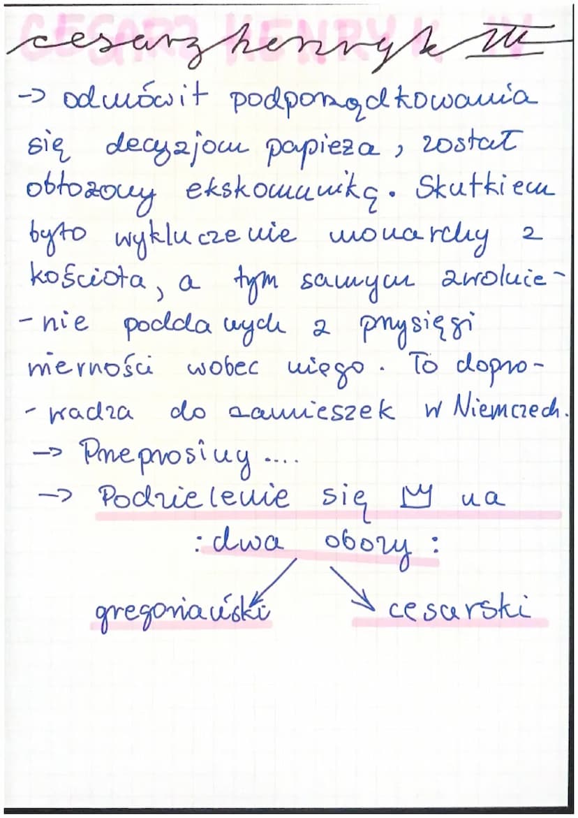 Temat: Międry cesarstrew, a papie-
- strem.
upadekauterytetu
papieża
->
poprawa xa czasów Frauków
→ Kościót boryka się 2 problemami:
с nepot