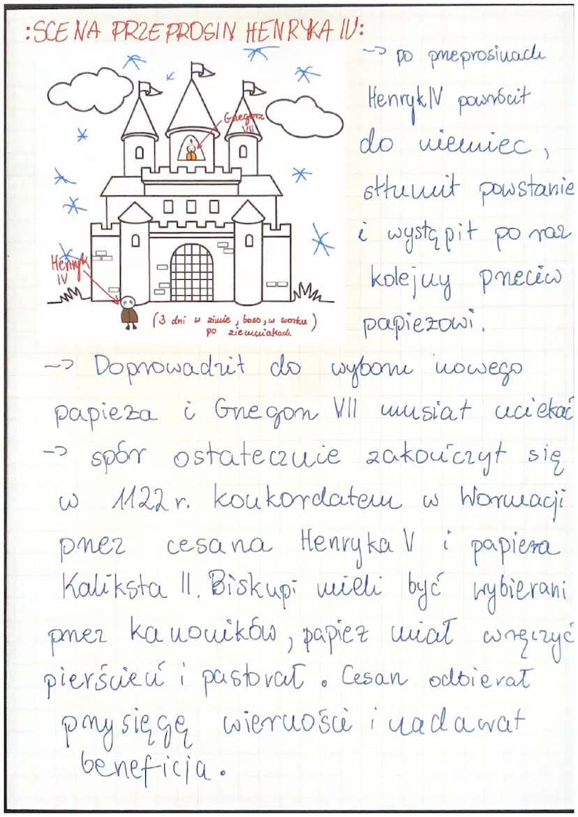 Temat: Międry cesarstrew, a papie-
- strem.
upadekauterytetu
papieża
->
poprawa xa czasów Frauków
→ Kościót boryka się 2 problemami:
с nepot