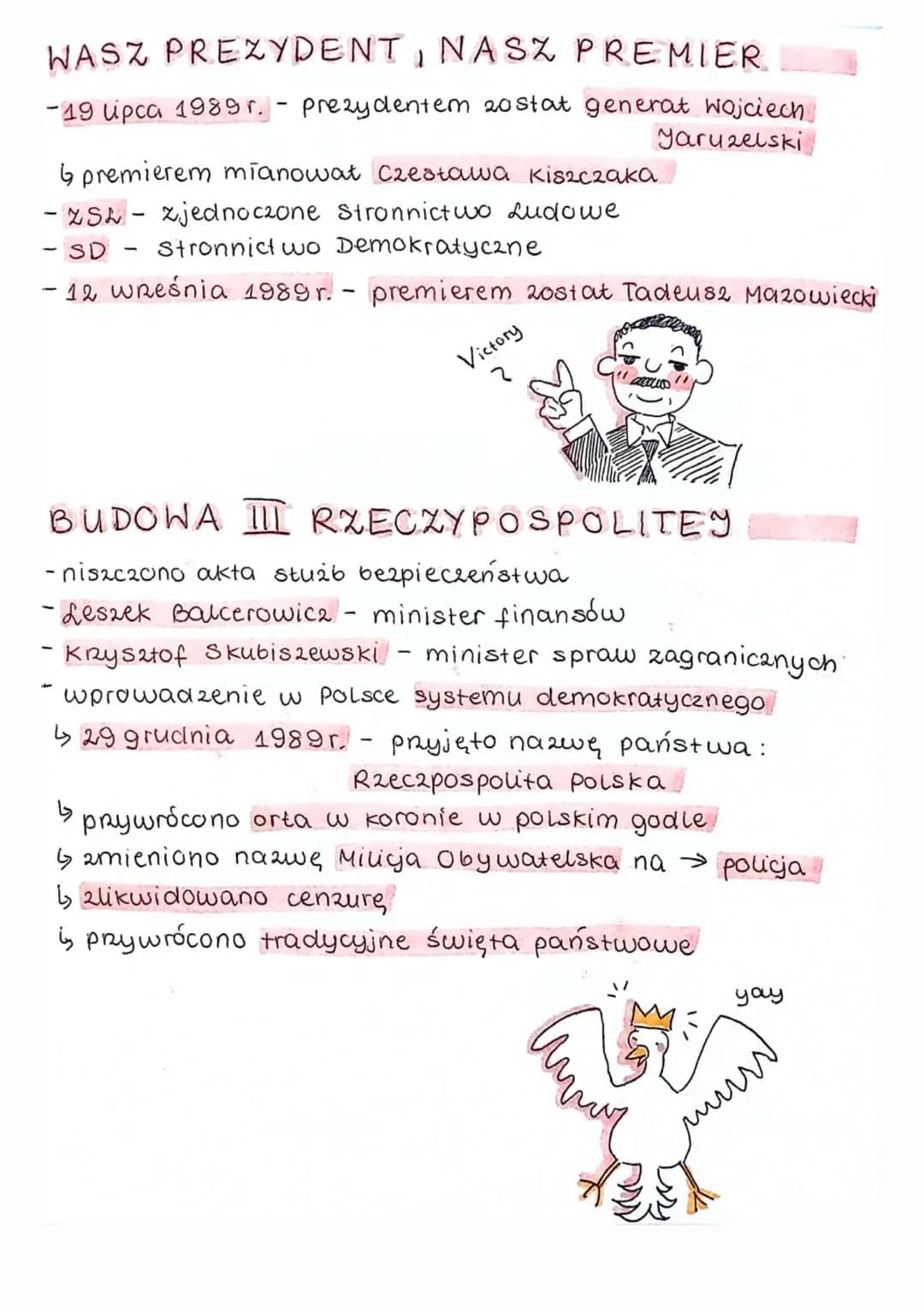 początek
III Rzeczypospolitej
OBRADY OKRĄGŁEGO STOŁu
-1988 r. - strajki w maju i w sierpniu
-generat Gzestaw Kiszczak minister spraw wewnętr