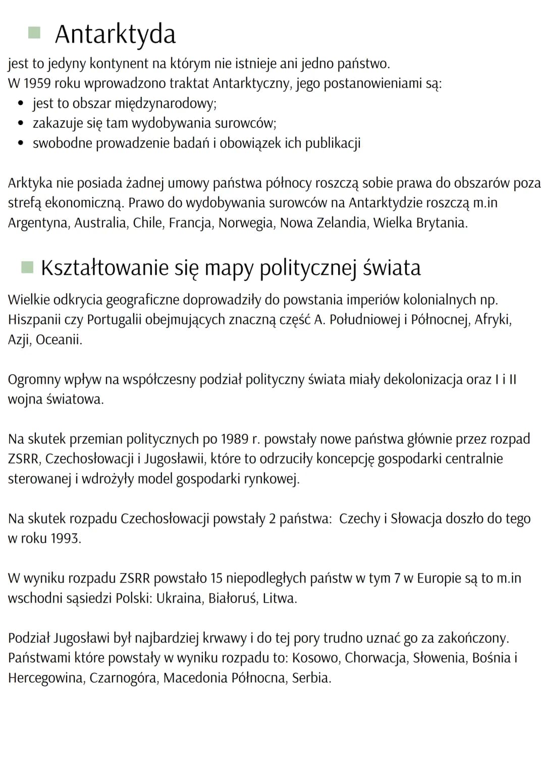 Mapa polityczna
świgta
■ Państwo, granice, stolica
Granica państwa- to pionowa powierzchnia oddzielająca obszary
polegające zwierzchnictwu s