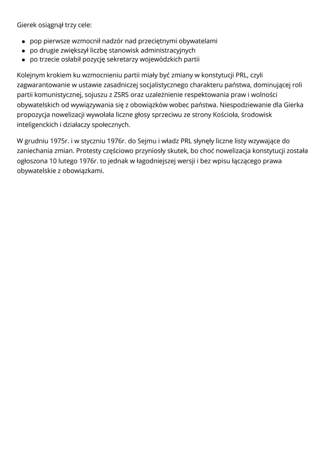 Polityka Gierka (1971-1976)
EDWARD GIEREK I SEKRETARZEM KC PZPR
W grudniu 1970r. na VII Plenum Komitetu Centralnego Polskiej Zjednoczonej Pa