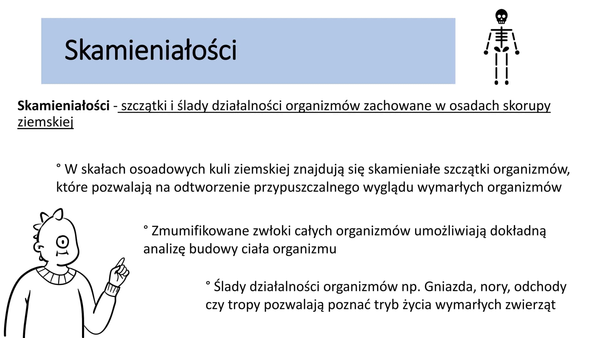 EWOLUCJA Ewolucja - proces stopniowych, ciągłych zmian organizmów,
prowadzący do powstawania nowych gatunków
Ewolucję potwierdzają bezpośred