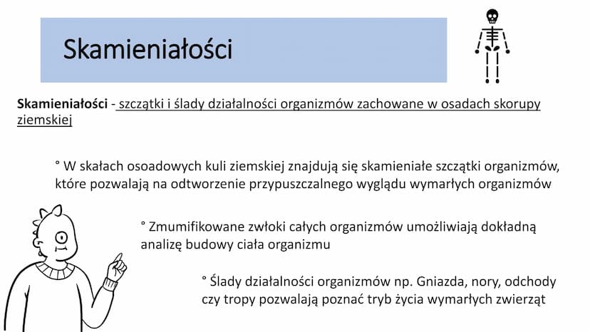 EWOLUCJA Ewolucja - proces stopniowych, ciągłych zmian organizmów,
prowadzący do powstawania nowych gatunków
Ewolucję potwierdzają bezpośred