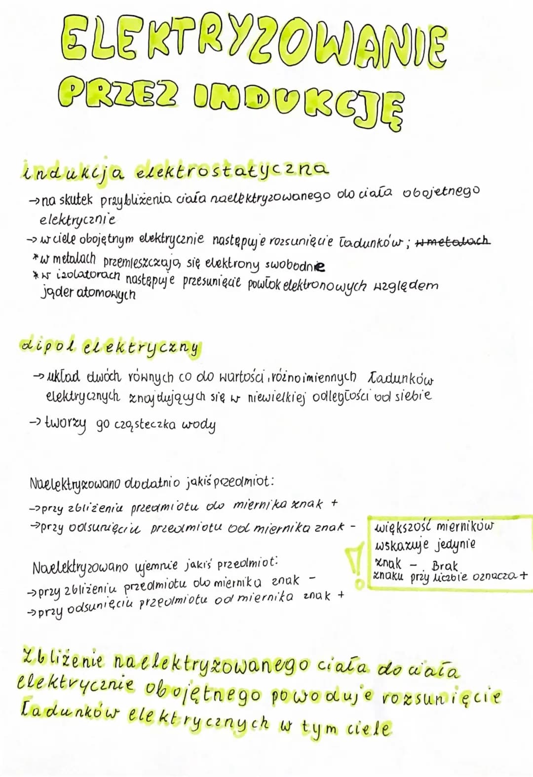 Elektryzowanie przez Indukcję - Przykłady i Zastosowania