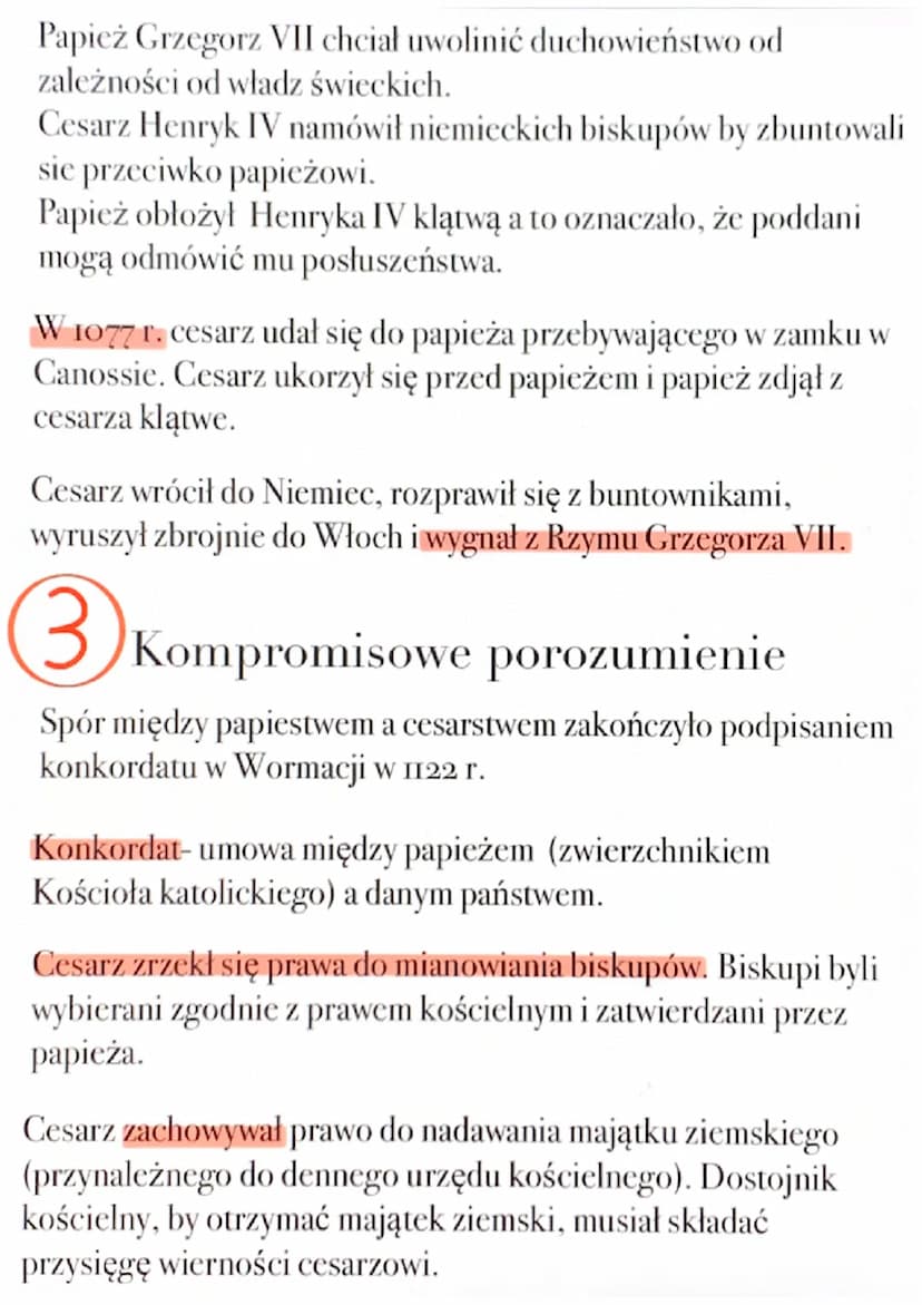 Konflikt papiestwa z
cesarstwem
Podział chrześcijaństwa
Chrześcjianie na zachodzie Europy:
-łacina,
-papicz(biskup Rzymu) głowa Kościoła.
Ch
