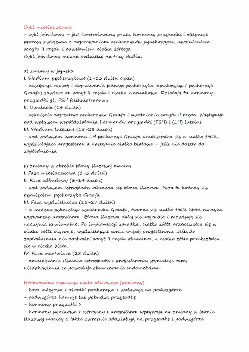 Budowa i funkcje żeńskich narządów rozrodczych
Żeński układ rozrodczy różni się budową od męskiego układu rozrodczego.
Wynika to z odmiennyc