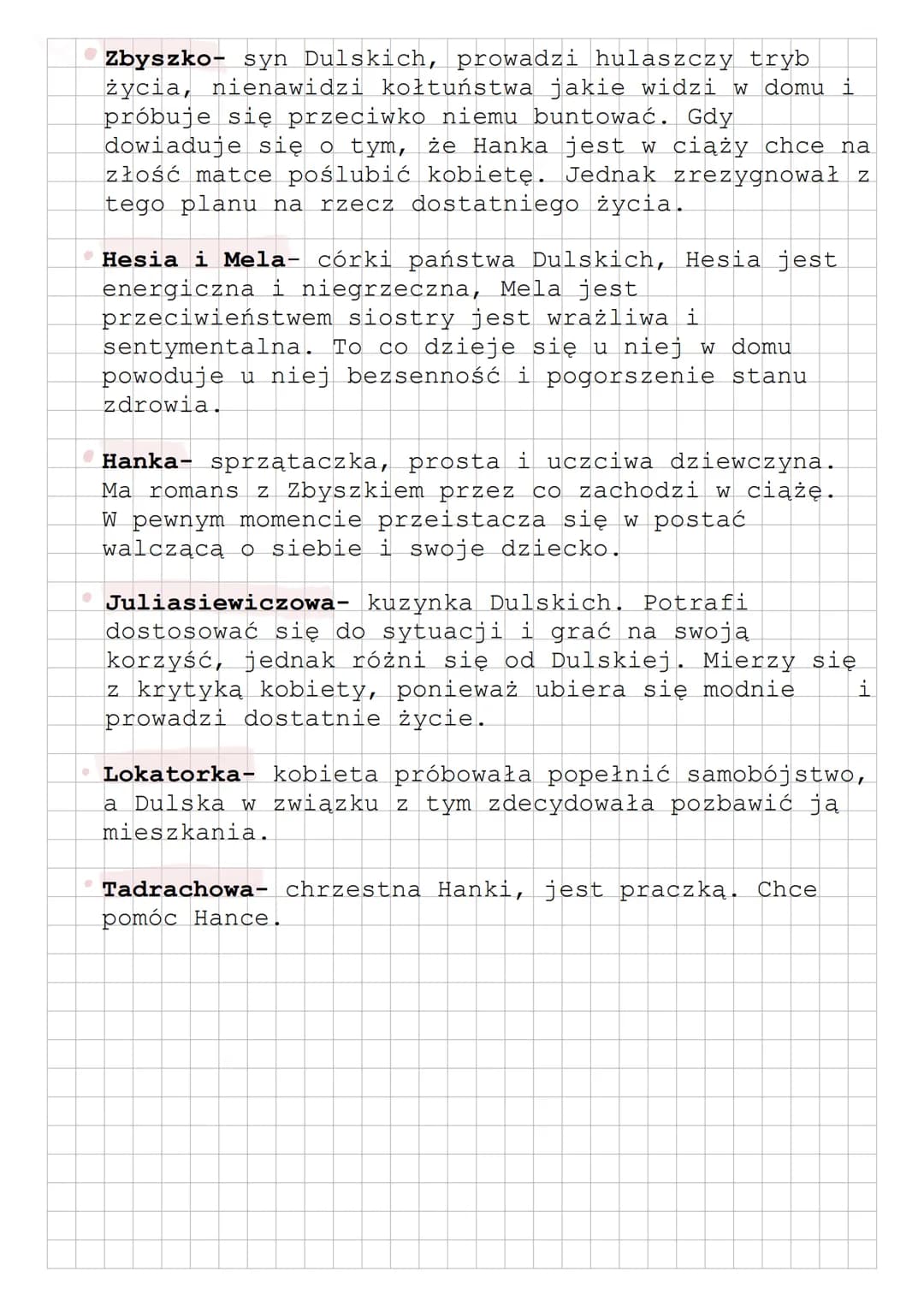 MORALNOŚĆ PANI DULSKIEJ
Gabriela Zapolska
1 MOTYWY:
rodziny
samotności
intrygi
skapstwa
2 GENEZA UTWORU:
Zapolska swoje postacie stworzyła n