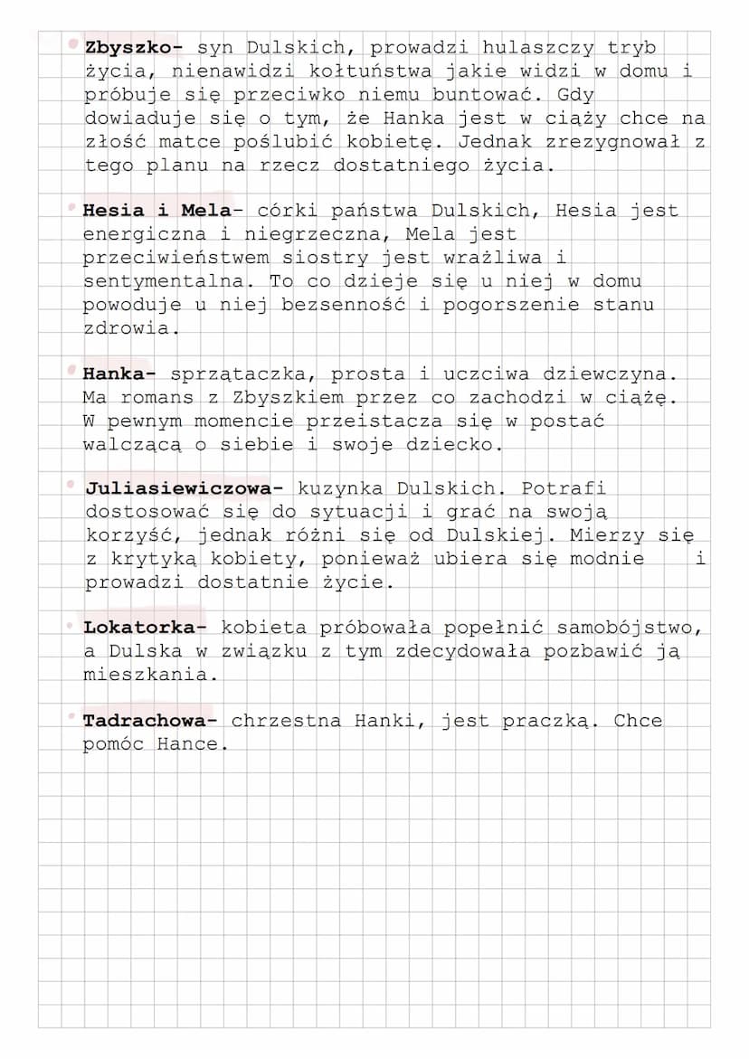 MORALNOŚĆ PANI DULSKIEJ
Gabriela Zapolska
1 MOTYWY:
rodziny
samotności
intrygi
skapstwa
2 GENEZA UTWORU:
Zapolska swoje postacie stworzyła n