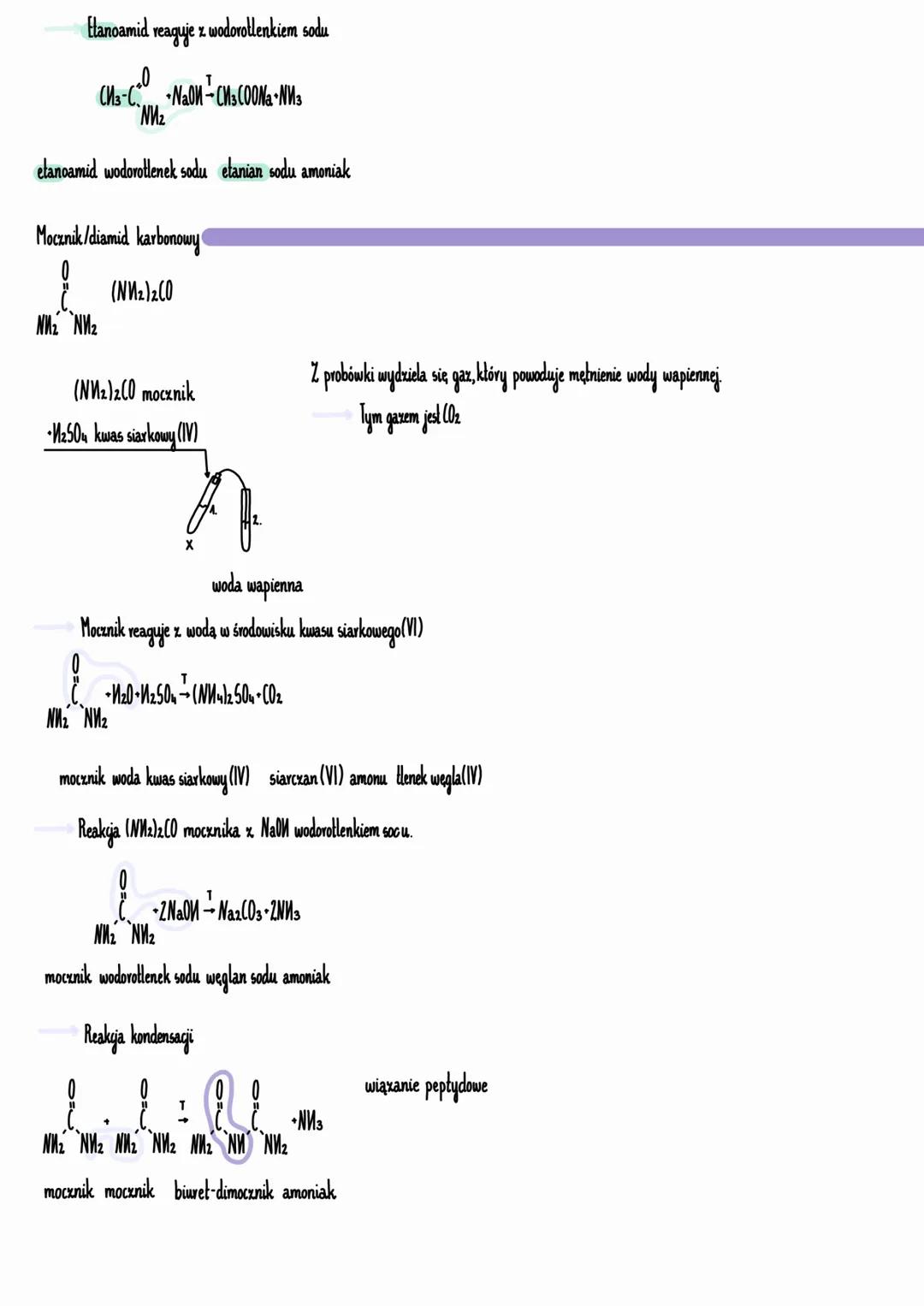 Amidy
Są pochodnymi kwasów karboksylowych, w których grupą funkcyjną jest grupa amidowa-CONM2.
Rzędowość amidów
Zależy od ilości grup węglow